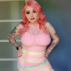 ✨️TEMPORARY FLASH SALE✨️ Custom dyed human hair lace front wig rose gold pink 💗